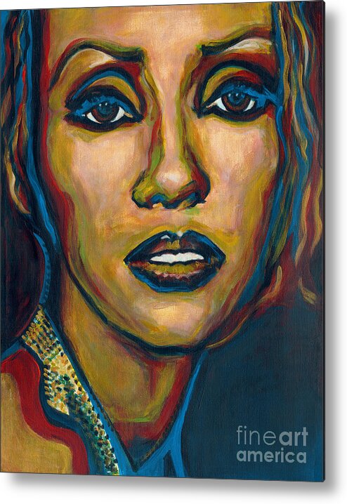 Iman Metal Print featuring the painting Iman by Tanya Filichkin