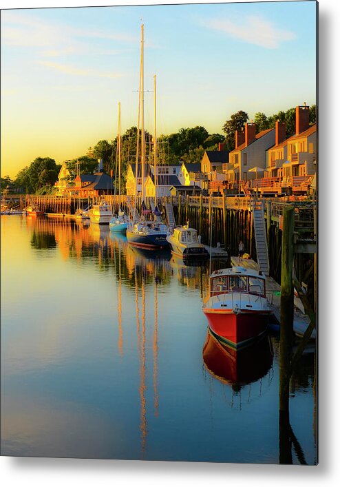 Sunrise Metal Print featuring the photograph In the Shadow of the Windjammers by Jeff Cooper