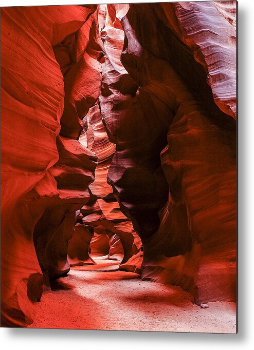 Slot Canyon Metal Print featuring the photograph Into The Maze by Scott Read