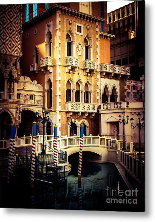 Italian Metal Print featuring the photograph Italian Classic Hotel by Perry Webster