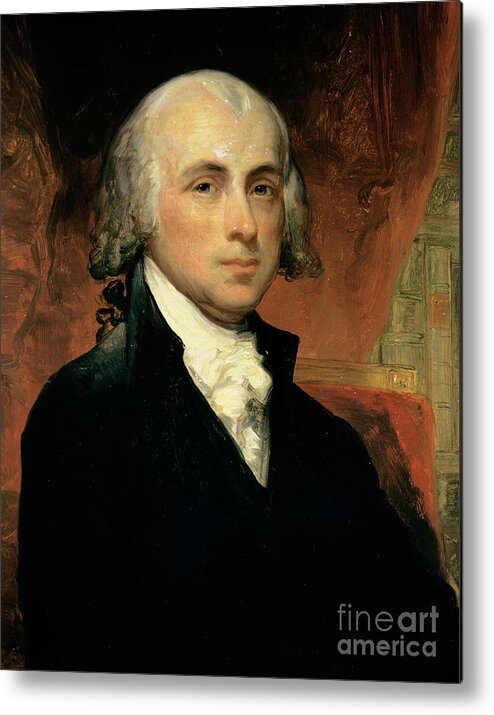 James Madison Metal Print featuring the painting James Madison by American School