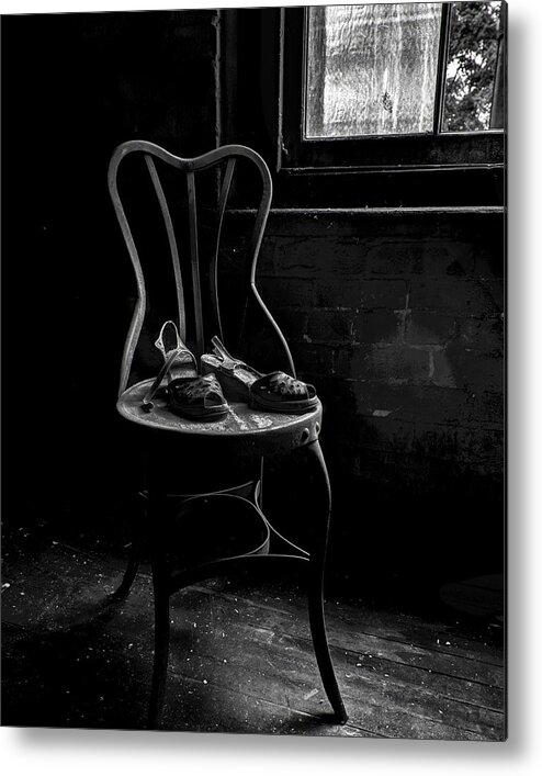 Abandoned Metal Print featuring the photograph Left behind by Rob Dietrich