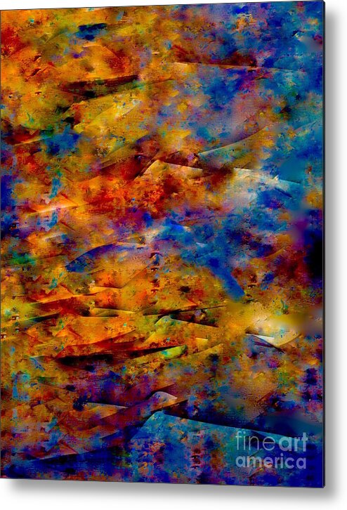 Abstract-artist Metal Print featuring the painting Magnifico Esplendor by Catalina Walker
