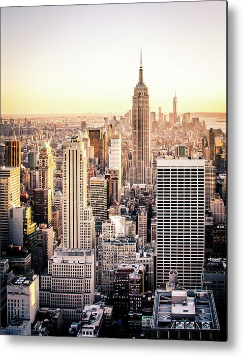 Nyc Metal Print featuring the photograph Manhattan by Michael Weber