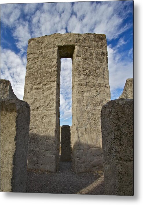 Stonehenge Metal Print featuring the photograph Maryhill Stonehenge 10 by Todd Kreuter
