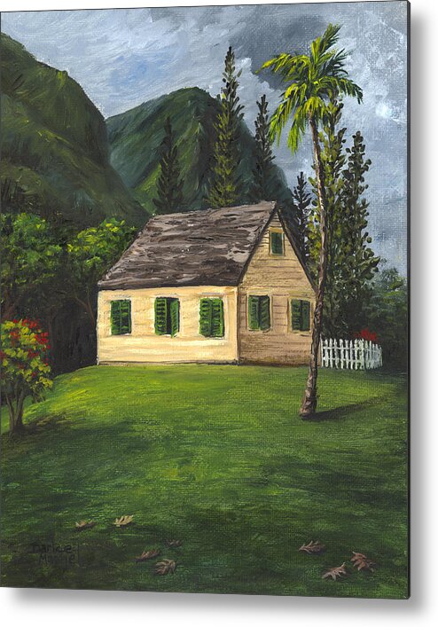 Darice Metal Print featuring the painting Maui Nature Center by Darice Machel McGuire