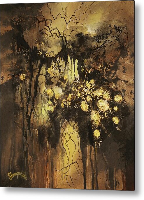 Abstract Metal Print featuring the painting Mother Lode by Tom Shropshire