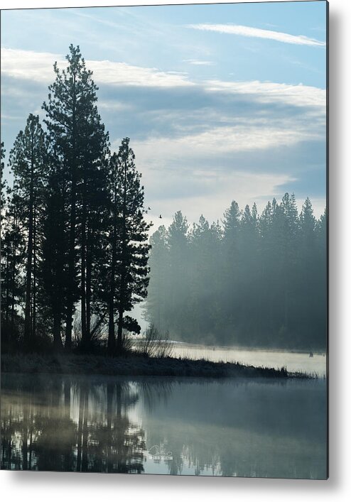 Westwood Metal Print featuring the photograph Mountain Meadows Reservoir at Dawn by The Couso Collection
