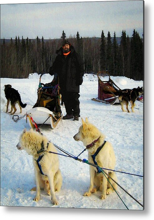 Musher Metal Print featuring the photograph Musher by Timothy Bulone