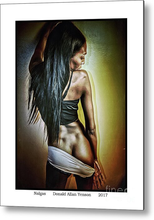 African American Woman Metal Print featuring the photograph Nalgas by Donald Yenson