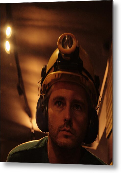 Portrait Metal Print featuring the photograph New Miner by Adrian Wale