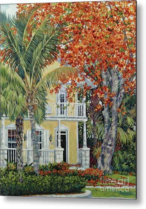 Tamarind Tree Metal Print featuring the painting Old Flame by Danielle Perry