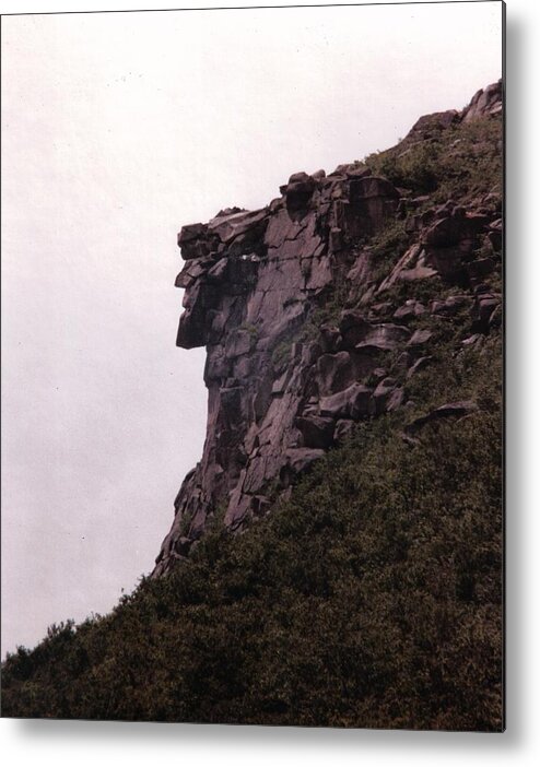 Old Man Of The Mountain Metal Print featuring the photograph Old Man of the Mountain by Wayne Toutaint