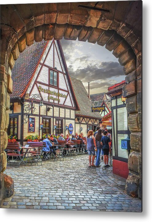 Nuremberg Metal Print featuring the photograph Old World by Will Wagner