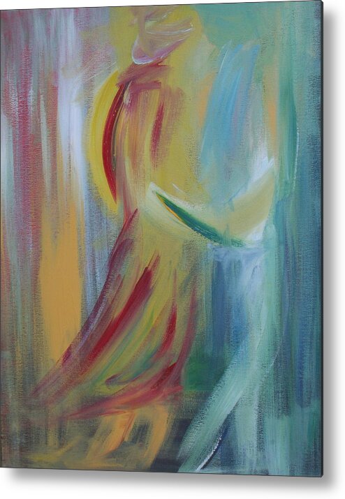 Dance Metal Print featuring the painting Our First Dance by Julie Lueders 