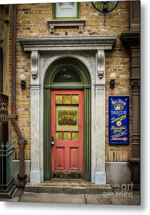 New Metal Print featuring the photograph Painted Doorway by Perry Webster