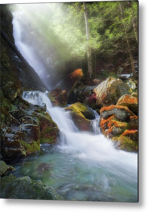 Race Brook Falls Metal Print featuring the photograph Race Brook Falls 2017 by Bill Wakeley