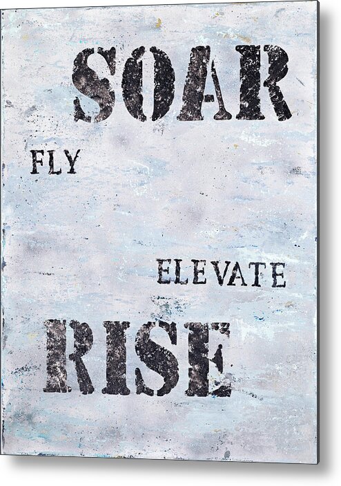 Adventure Metal Print featuring the painting Rise Elevate Fly Soar by Tamara Nelson