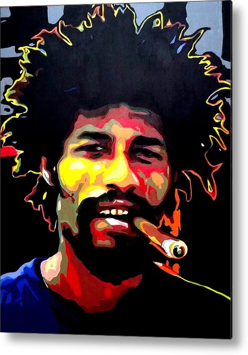  Metal Print featuring the painting Rude Boy by Oscar Lester