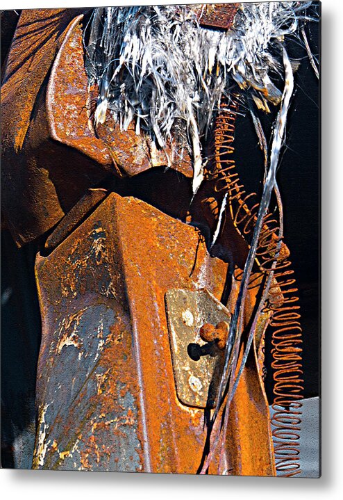 Rust Scapes #9 Metal Print featuring the photograph Rust Scapes #9 by Jessica Levant