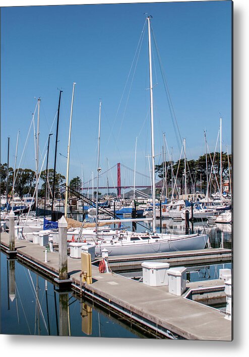 San Francisco Metal Print featuring the photograph Sailing to the Golden Gate by Andrew Hollen