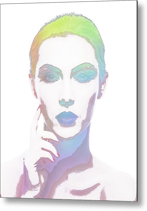 Portrait Metal Print featuring the photograph Simply Irresistable by Anthony Murphy