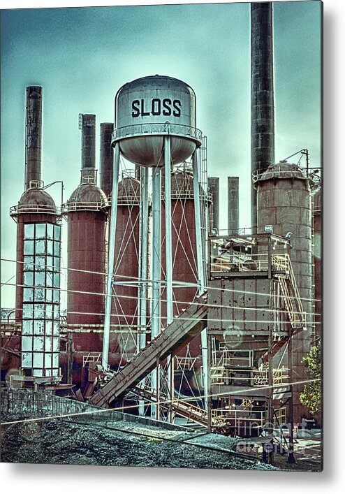 Sloss Metal Print featuring the photograph Sloss Furnaces Tower 3 by Ken Johnson