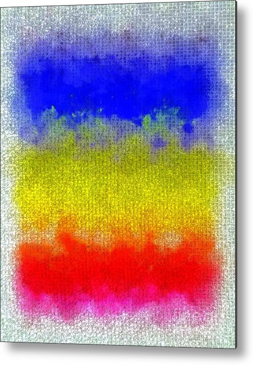 Spilled Paint 1 Metal Print featuring the digital art Spilled Paint 1 by Darla Wood