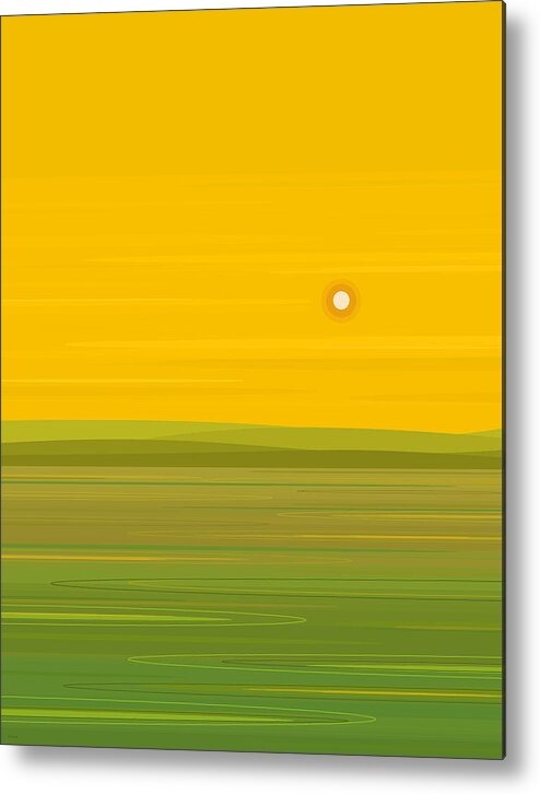 Spring Morning Metal Print featuring the digital art Spring Morning by Val Arie