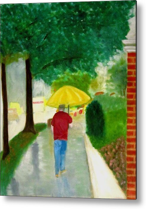 Impressionist Metal Print featuring the painting Spring Series III by Patricia Cleasby