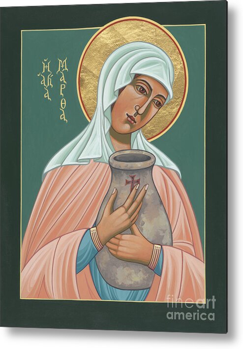 St Martha Of Bethany Metal Print featuring the painting St Martha of Bethany by William Hart McNichols