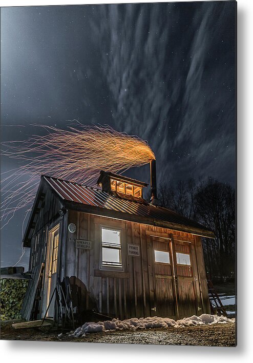 Vermont Metal Print featuring the photograph Sugarhouse 2017 by Tim Kirchoff
