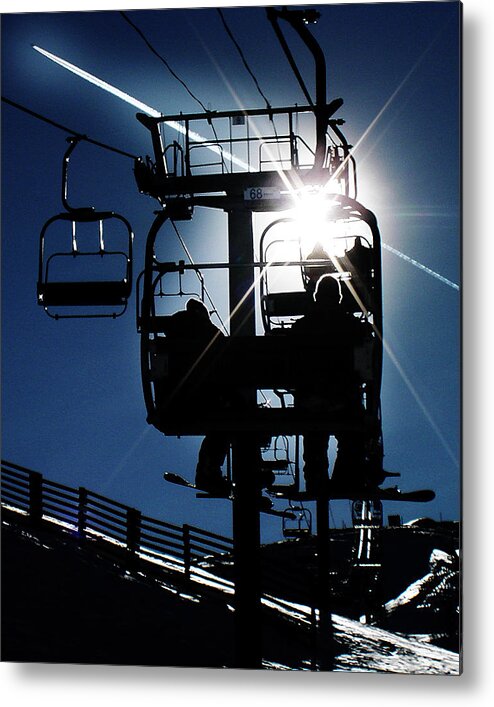 Alpine Metal Print featuring the photograph Sunburst Silhouette 68 by Kevin Munro