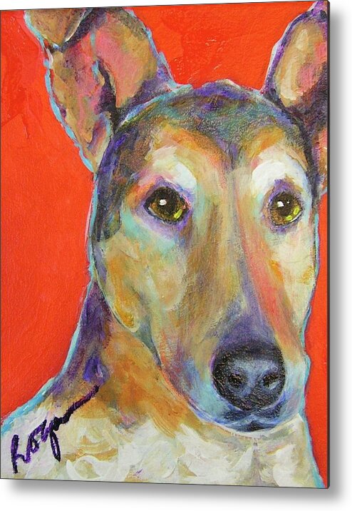 Dogs Metal Print featuring the painting Surge by Judy Rogan