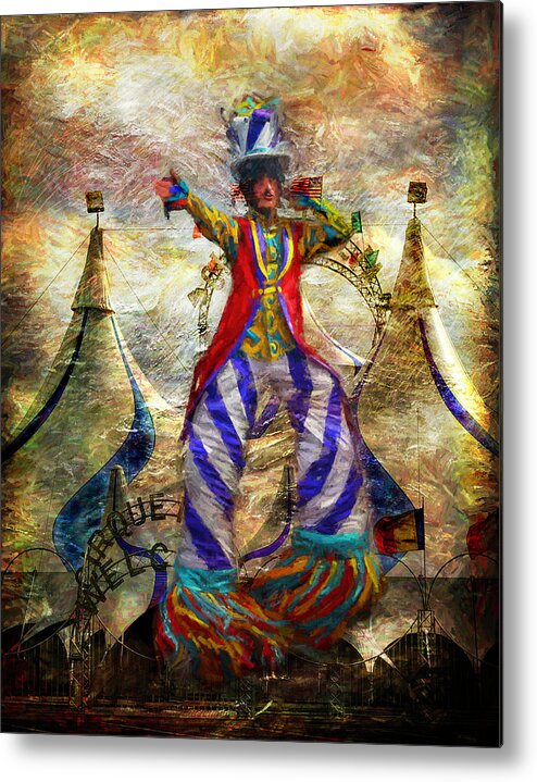 Circus Metal Print featuring the photograph Tall Performer by Pete Rems