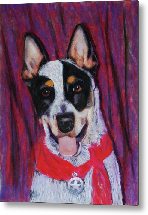 Dingo Metal Print featuring the painting Texas Ranger by Billie Colson