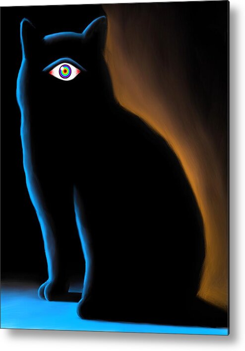 Wallpaper Buy Art Print Phone Case T-shirt Beautiful Duvet Case Pillow Tote Bags Shower Curtain Greeting Cards Mobile Phone Apple Android Nature Black Metal Print featuring the photograph The Eye have it by Salman Ravish