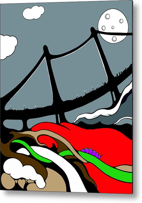 Climate Change Metal Print featuring the digital art The Gap by Craig Tilley