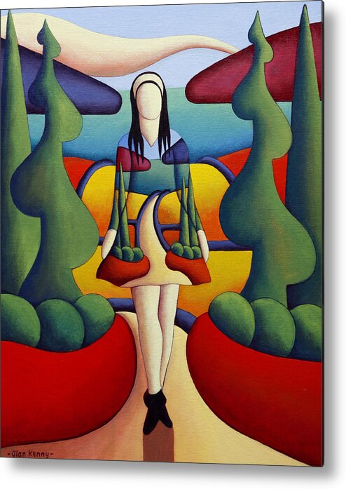 Irish Metal Print featuring the painting The Irish Dancer by Alan Kenny