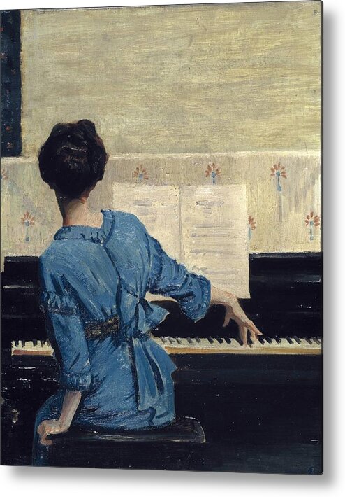 The Keynote (1915). William Arthur Chase (british Metal Print featuring the painting The KeynoteT06886 by William Arthur