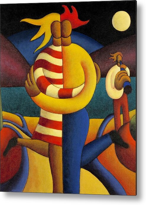 Lovers Metal Print featuring the painting The Lovers Seranade by Alan Kenny