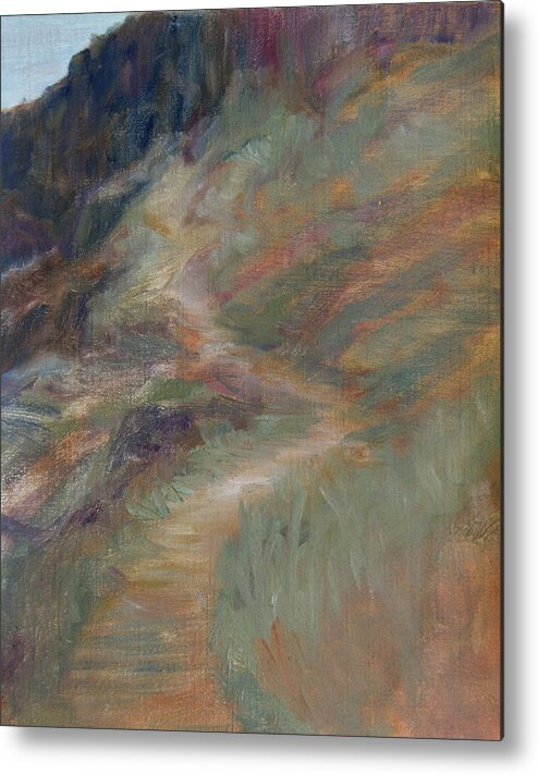 Pathway Metal Print featuring the painting The Pathway by Quin Sweetman