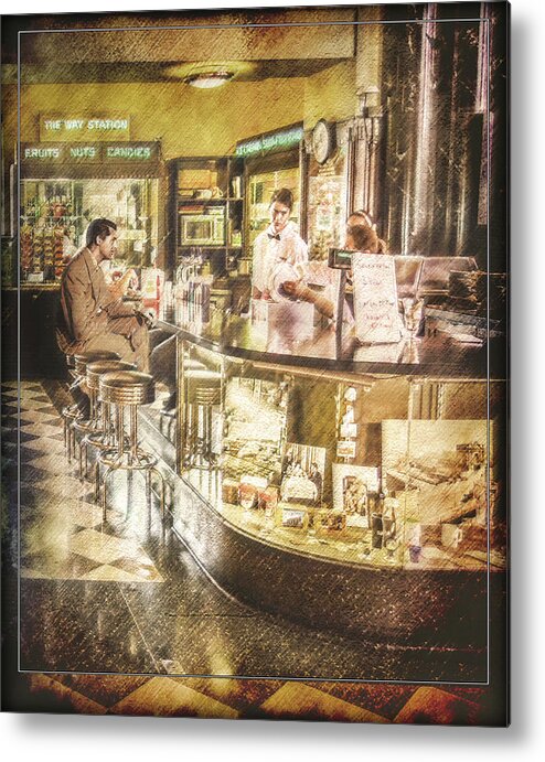 Soda Fountain Metal Print featuring the photograph The Soda Fountain by John Anderson