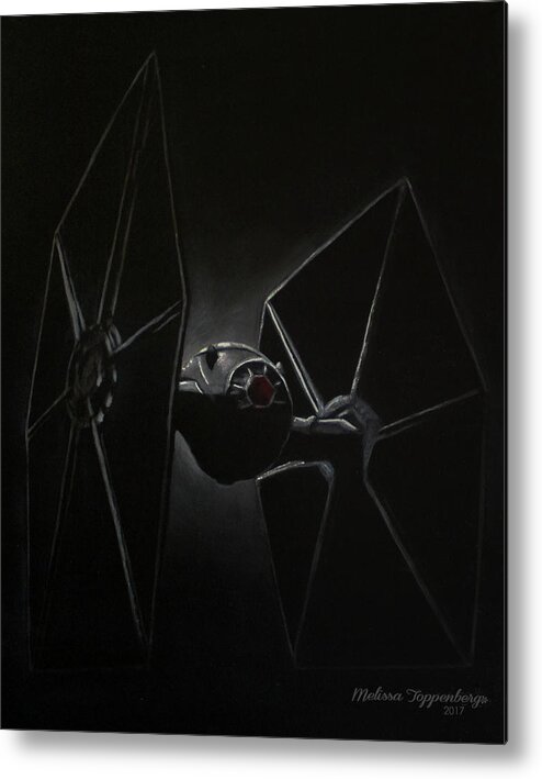  Metal Print featuring the painting Tie by Melissa Toppenberg