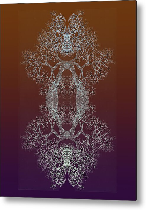 Tree Digital Art Digital Art Framed Prints Metal Print featuring the digital art Tree 8 Hybrid 11 by Brian Kirchner