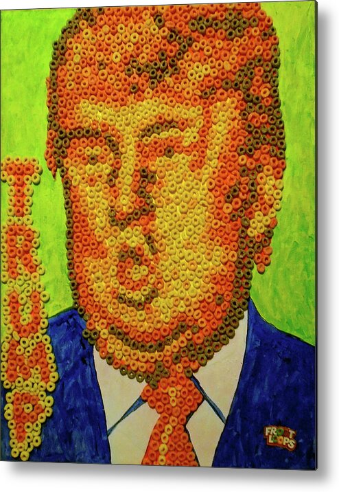 Trump Metal Print featuring the painting Trump by Steve Fields