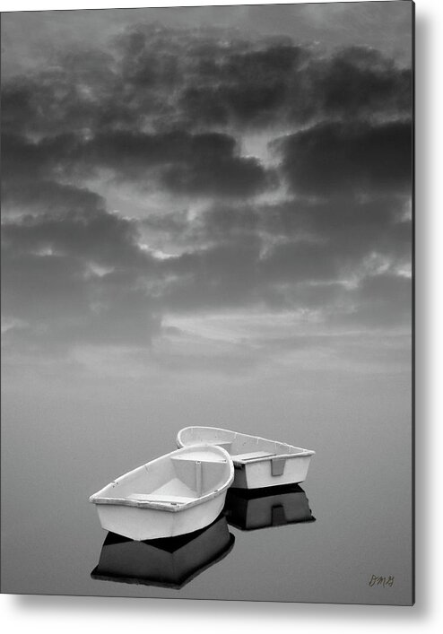 Boats Metal Print featuring the photograph Two Boats and Clouds by David Gordon