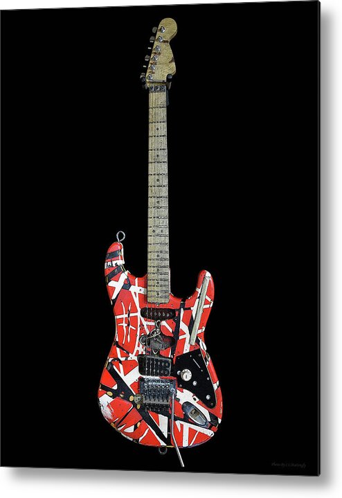 Van Halen's Guitar Metal Print featuring the photograph Van Halen's Guitar by Coke Mattingly