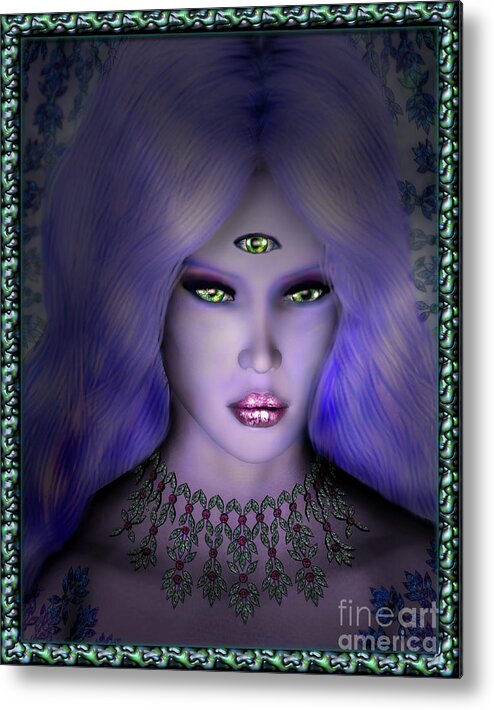  Art Metal Print featuring the digital art Vision by Dorothy Lee