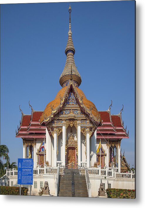 Temple Metal Print featuring the photograph Wat Chaimongkron Phra Wihan DTHCB0088 by Gerry Gantt